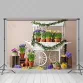 Lofaris Fresh Floral Potted Plant Sweet Wedding Backdrop